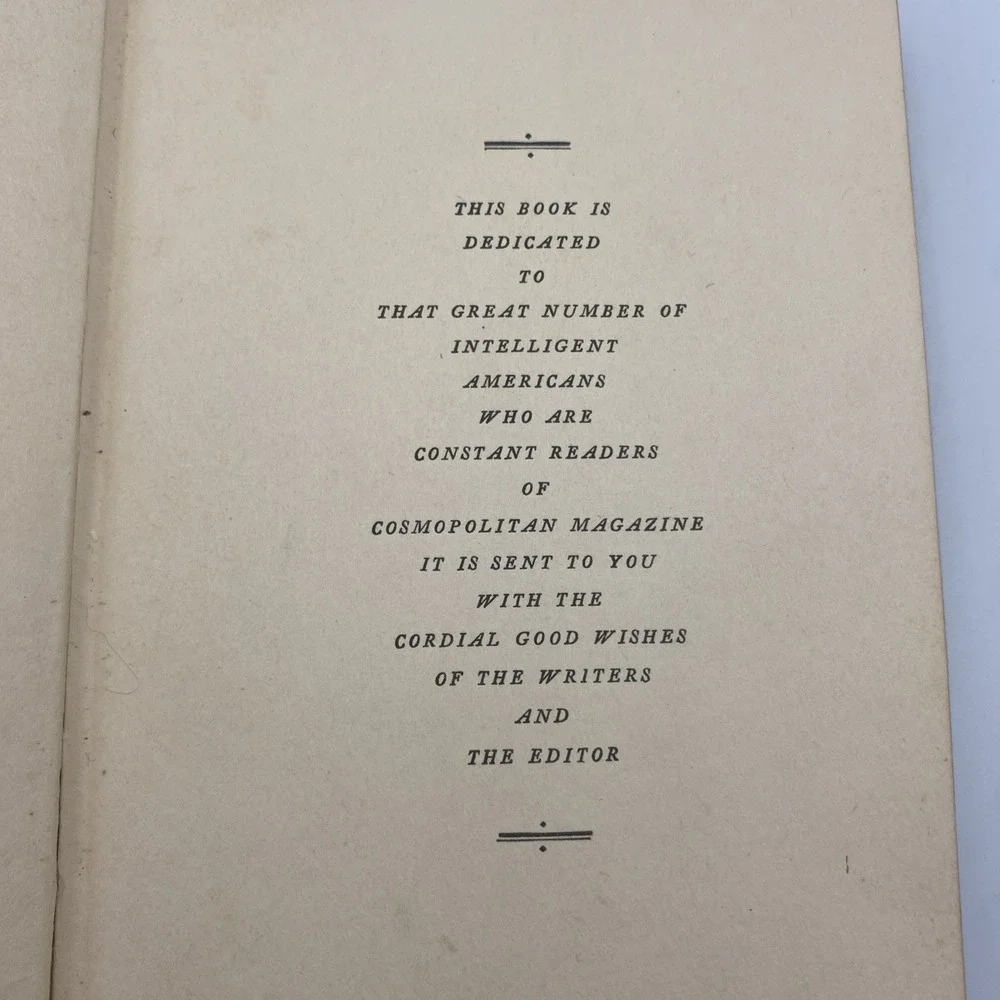 Antique‎ My Story That I Like Best 1924 Cosmopolitan Magazine HC